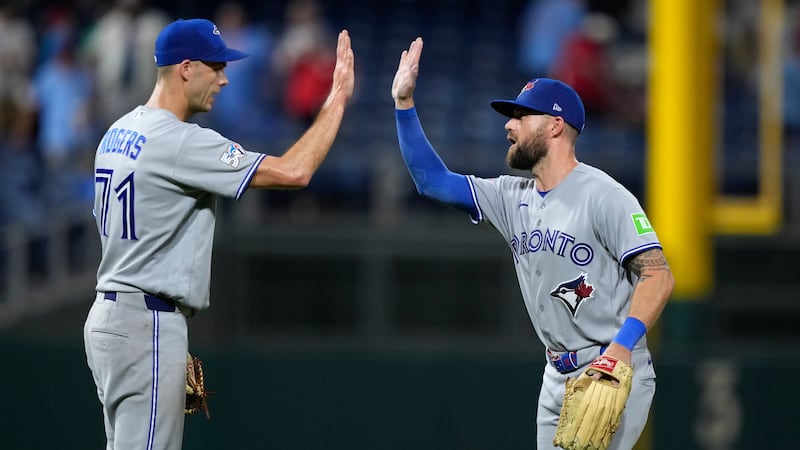 Rogers escapes 2 bases-loaded jams in the 9th to seal Blue Jays’ win over Phillies