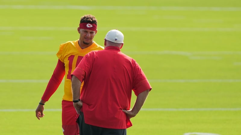 Reid brings Chiefs rookies and QBs in early again after a 6-11 collapse