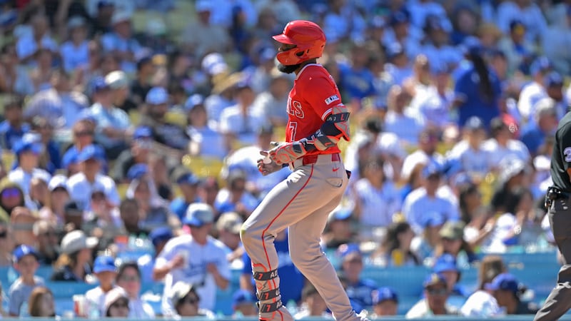 Backup catcher Sebastián Rivero has six RBIs as Angels rout Dodgers