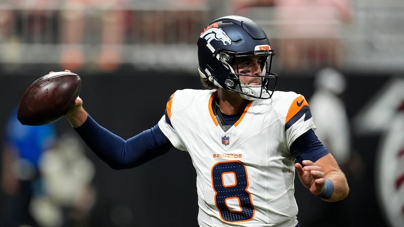 Barron returns pick 97 yards for TD as Stidham leads Broncos to runaway win over Falcons