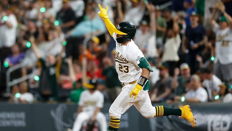 A’s beat Rockies as Butler scores on throwing error, adds RBI single