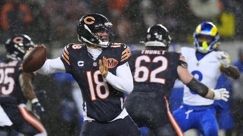 Bears QB Williams gifts Pope Leo XIV autographed jersey