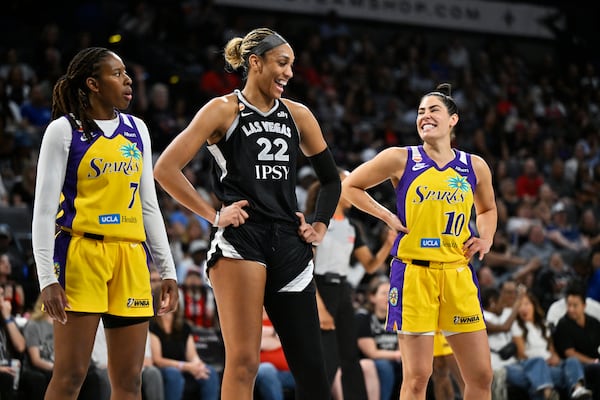 Plum scores 38, Wheeler hits clutch 3-pointer and Sparks defeat Aces