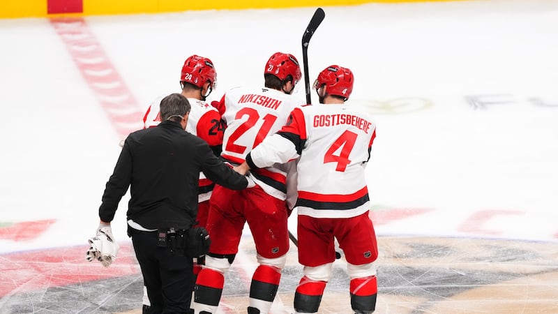 Hurricanes coach Brind’Amour hopeful Ehlers, Nikishin will be ready for second round