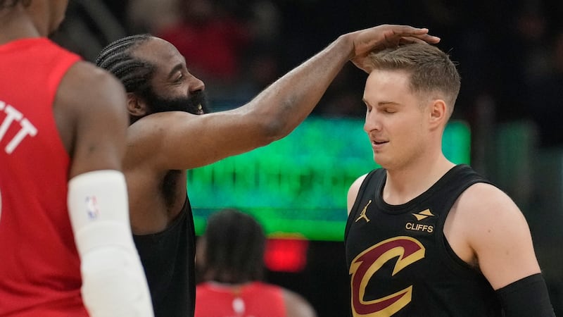 Cavs guard Merrill out with hamstring injury versus Pistons in Game 2