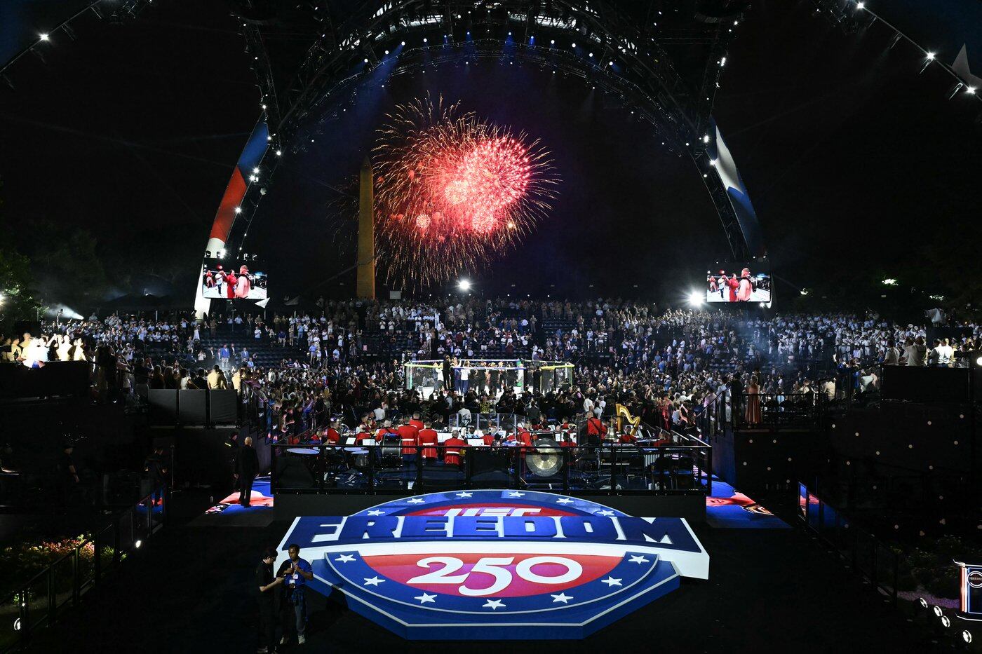 Dont expect a repeat . UFC boss Dana White says never again to another White House fight night