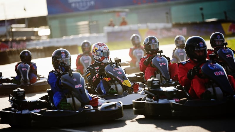 I raced against Max Verstappen ... for 10 seconds: Inside the chaos of Max vs 100