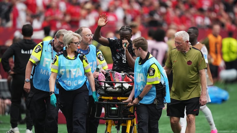 What is the ‘green whistle’ Canadian player Koné was given after FIFA injury?
