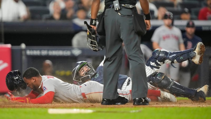 Red Sox run themselves into shutout loss at Yankee Stadium in series opener