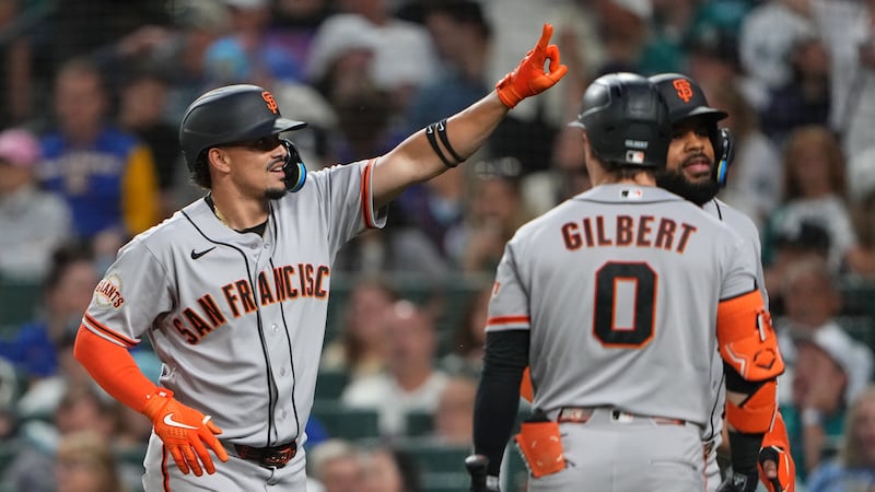 Adames hits 7th career grand slam and Roupp goes 7 innings as Giants blank Mariners