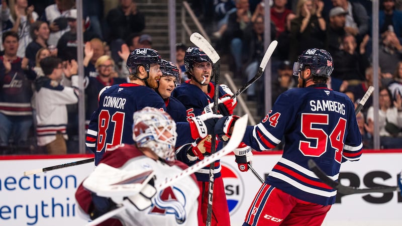 Connor scores twice to help Jets edge Avalanche for third straight win