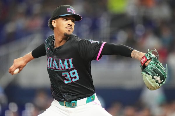 Marlins pitcher Pérez expected to miss eight weeks with odd leg injury