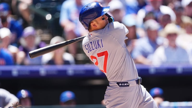 Suzuki’s slam, Bregman’s two-run homer power Cubs to win over Rockies