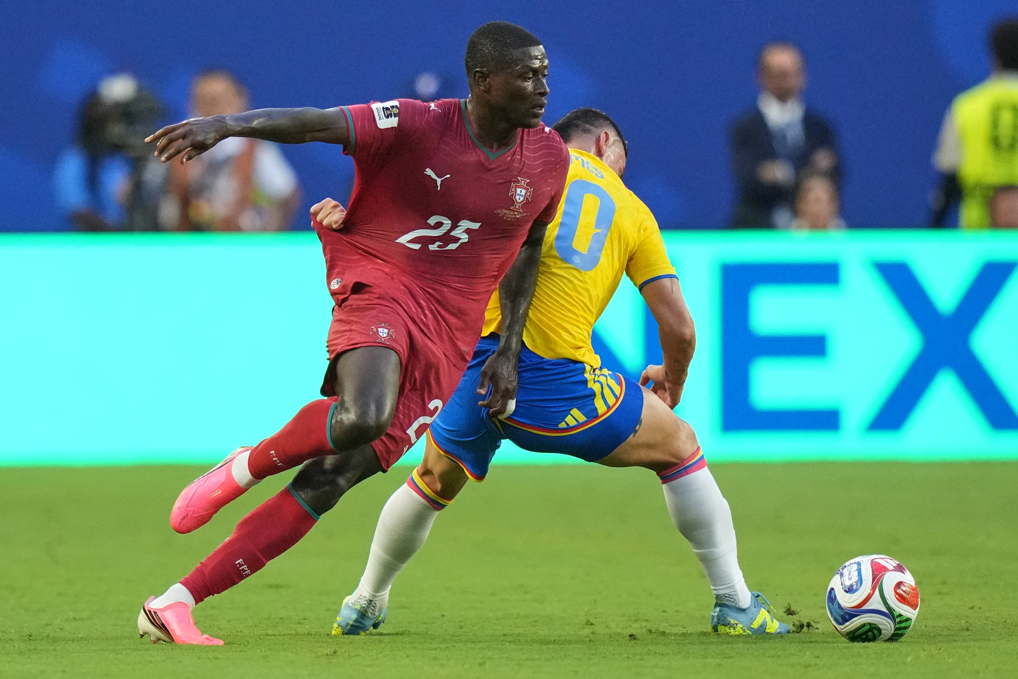 Colombia secures top spot in Group K in draw with Portugal, who also advanc