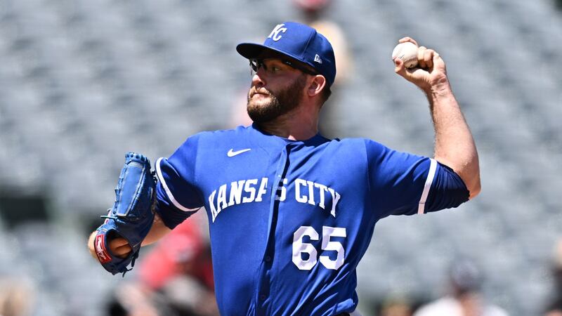 Cameron dazzles with one-hitter as Royals shut out Angels