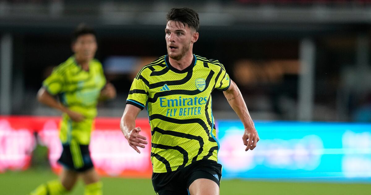 Declan Rice comes in as second-half sub in Arsenal's victory over the ...