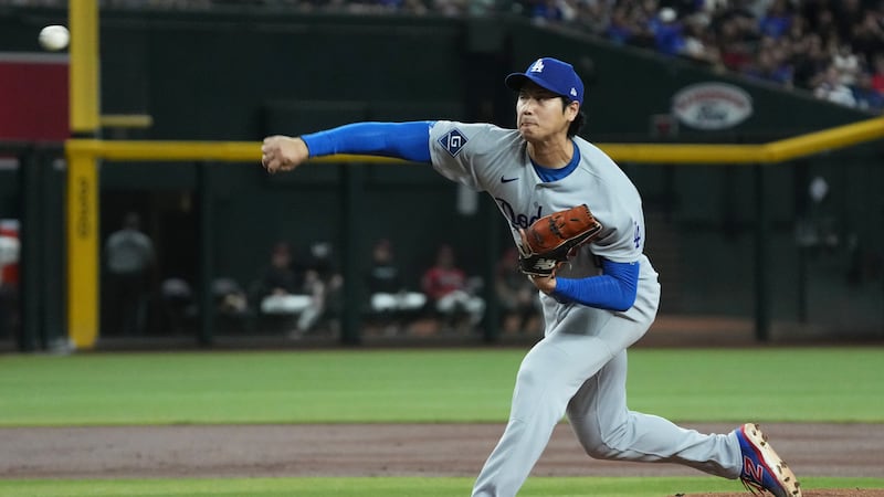 Ohtani dominates with six scoreless innings, Dodgers rout Diamondbacks