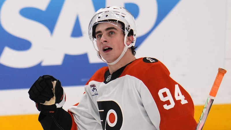 Flyers winger Martone stands out as youth is served early in Stanley Cup playoffs