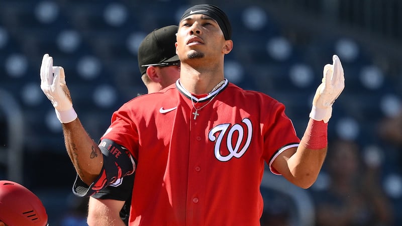 Nationals rally late for win and sweep of Angels, who must go 7-6 to avoid first 100-loss season
