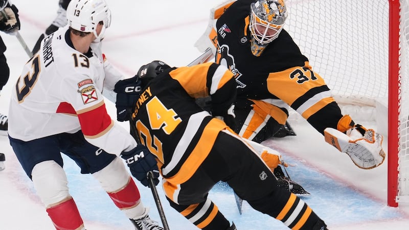 Silovs, Penguins blank Panthers to spoil goalie Black’s record-setting NHL debut