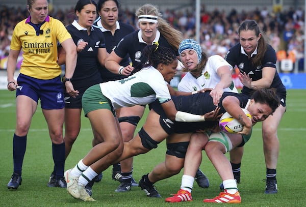 New Zealand beats first-timer South Africa to reach Women’s Rugby World Cup semifinals