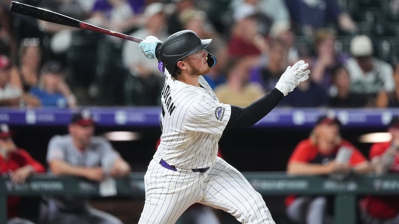 Goodman’s go-ahead homer in 8th inning lifts Rockies to victory over Nationals