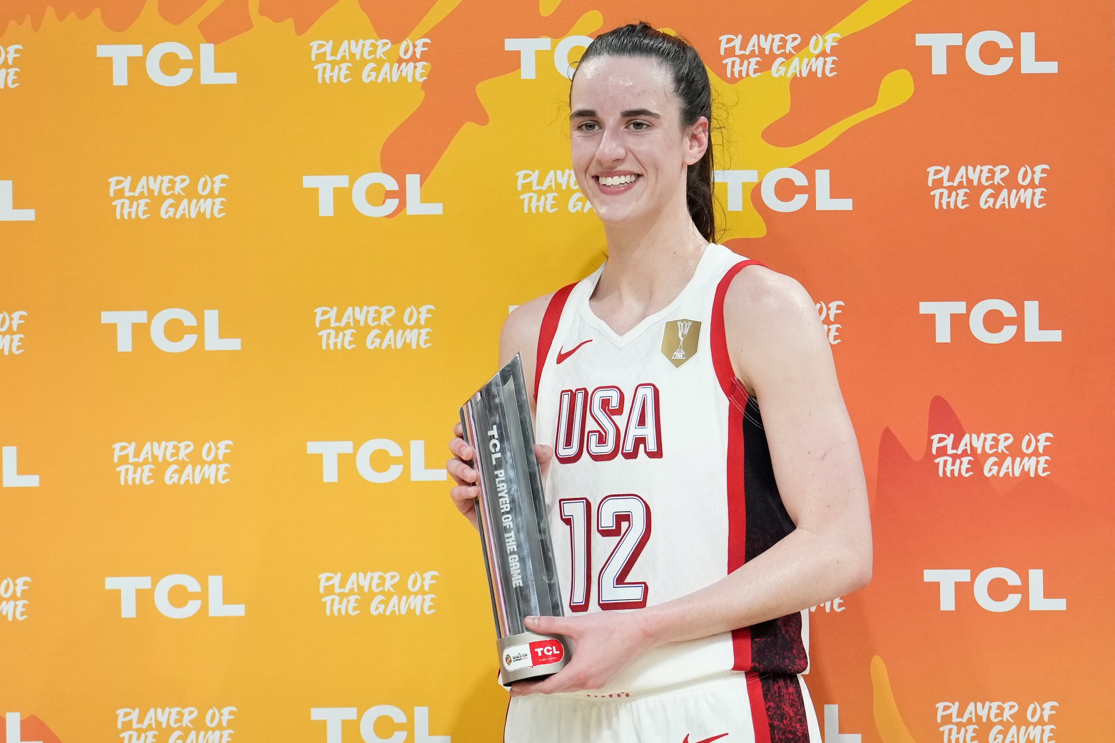 Caitlin Clark's experience at World Cup has been a 'pinch-me moment' for the Indiana Fever star