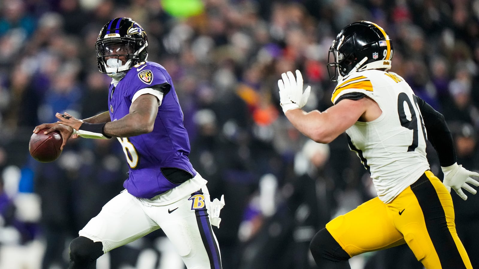 Baltimore Stars Lamar Jackson and Derrick Henry lead the way as Ravens run over rival ...