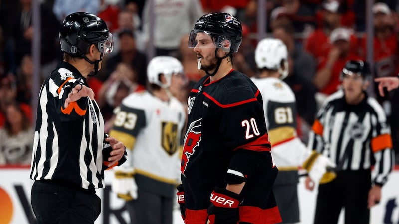 Down 0-1 in Stanley Cup Final, Hurricanes coach on top line vs. Vegas: 'We need them to get going'