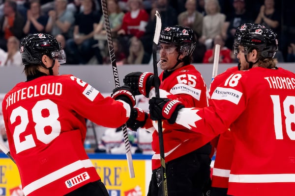 Scheifele hat trick helps Canada edge Norway in OT, avoid shocking upset