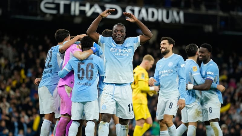Man City wins penalty shootout to advance in English League Cup
