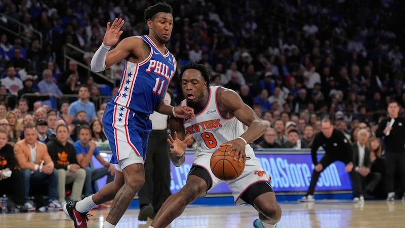 Anunoby is still not ready to practice fully, but Knicks have time to wait