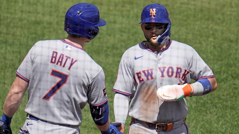 Bichette goes 5 for 5 and Manaea strikes out 11 in Mets’ rout of Pirates