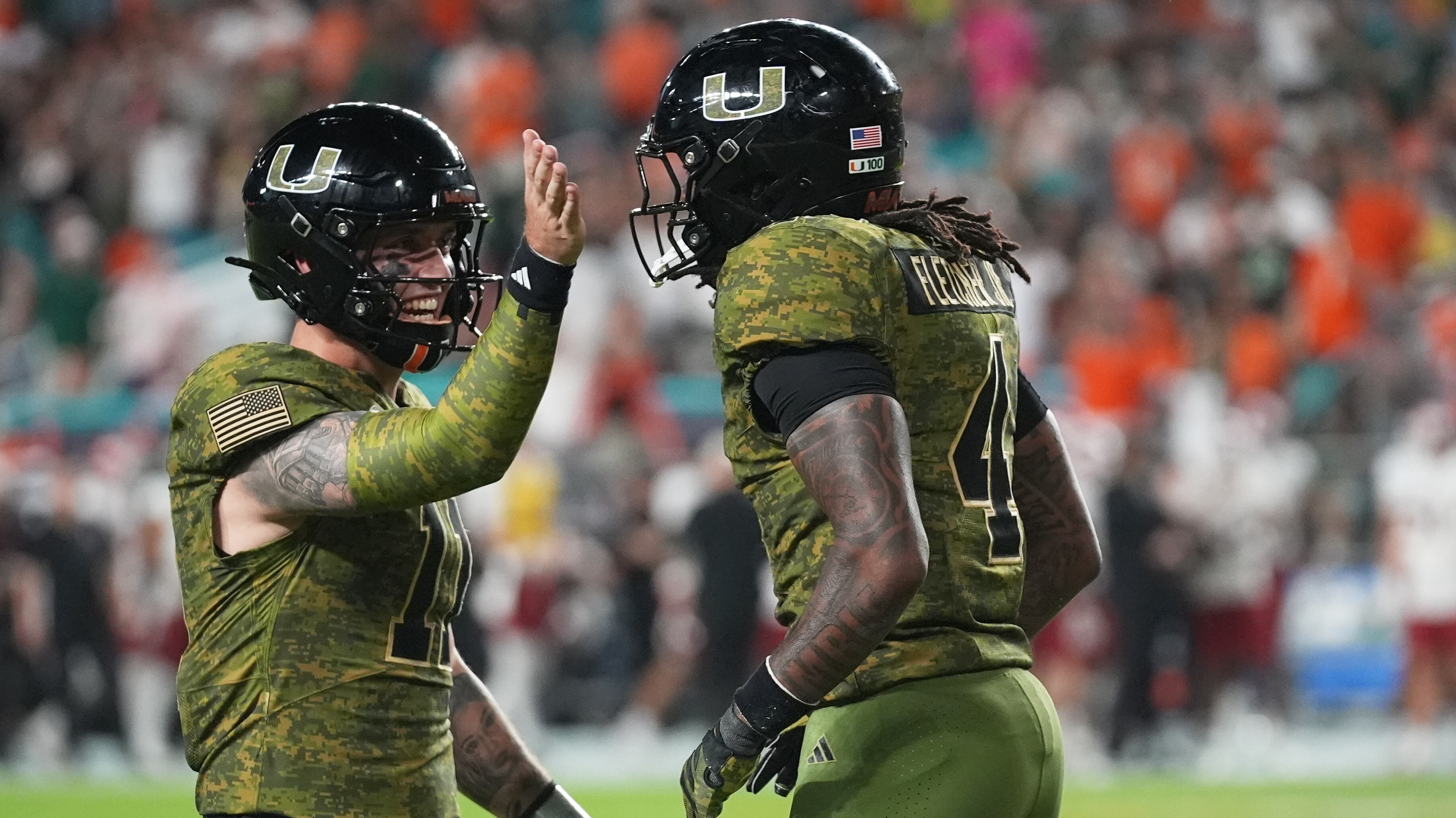 Mark Fletcher Jr. has career-best 3 TDs, No. 9 Miami rolls past Stanford