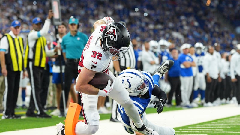 Rush, Strand pick apart Colts’ defense as Falcons roll to big win
