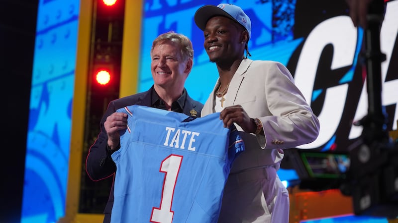 Titans take Ohio State WR Carnell Tate at No. 4 overall in NFL Draft