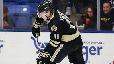 Lawrence inspired by Crosby, Celebrini on road to NHL Draft