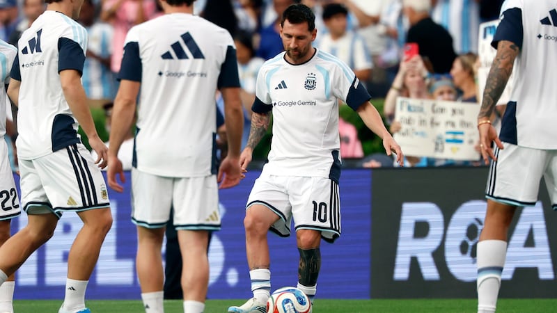 Argentina wins as Messi scores in cameo in front of 88K in Alabama