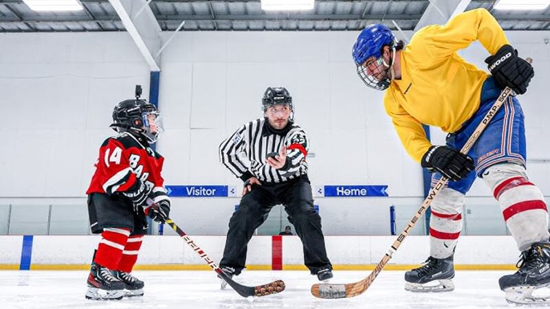 WE CALLED UP A THREE-YEAR-OLD FOR OUR BEER LEAGUE GAME