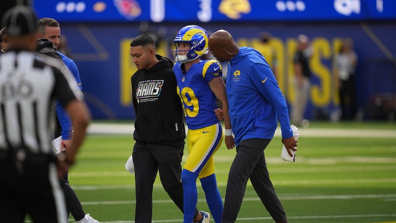 Rams place kicker Grupe on IR due to knee injury