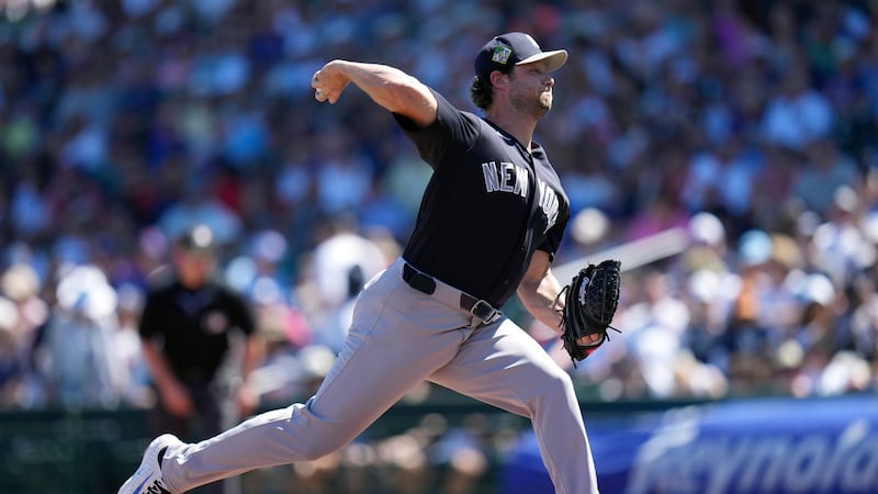 Yankees ace Cole throws 4 1/3 innings at Double-A in first minor league rehab start