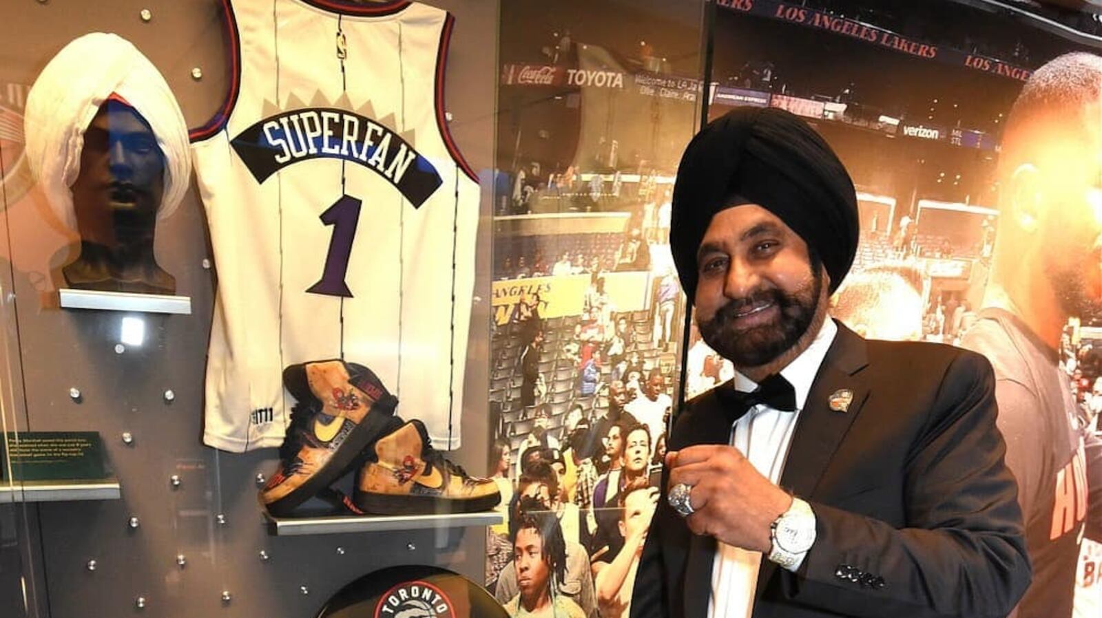 Nav Raptors Raptors' Superfan Nav Bhatia was inducted into the Basketball Hall of Fame