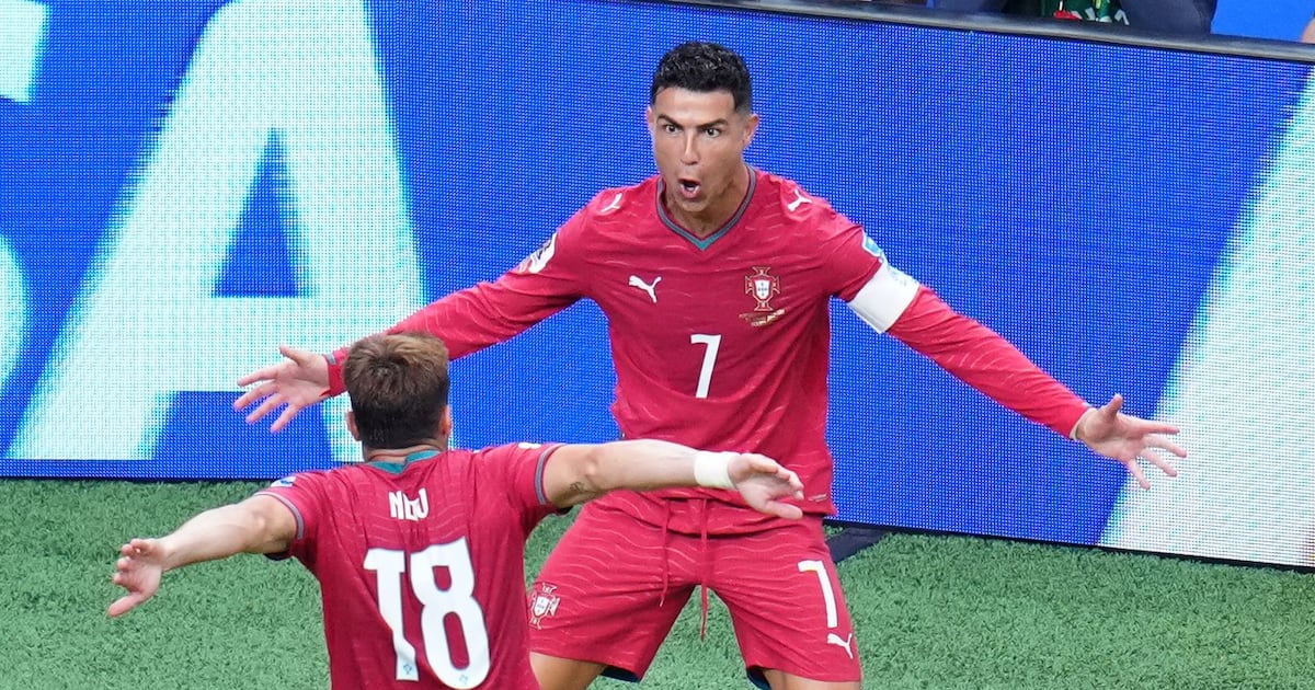 Ronaldo included in Portugal’s starting XI vs. Colombia