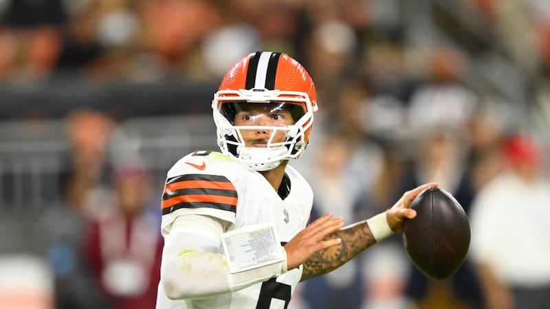 Browns’ Monken noncommittal on four-QB room as Gabriel shines