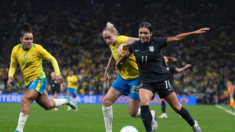 USWNT gets scrappy win as Brazil sees 8 red cards in friendly