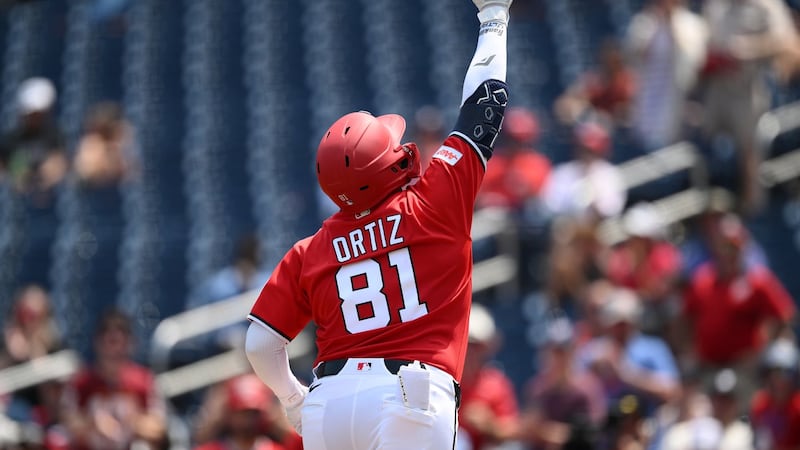 Ortiz homers, Dion leads strong bullpen outing as Nationals beat Reds
