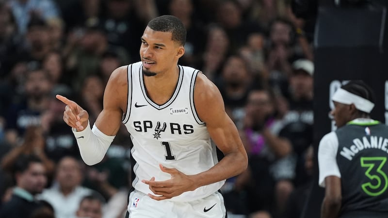 Wembanyama, Spurs rebound to hand Timberwolves largest postseason defeat to even series