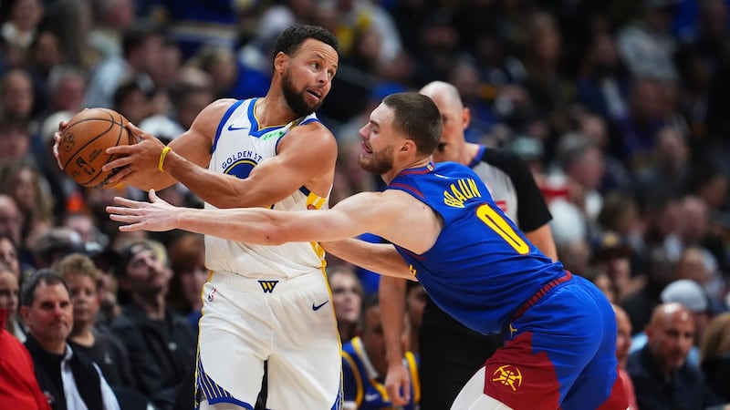 Lendeborg has 31 points, 12 rebounds as Warriors earn first win of season by beating Nuggets