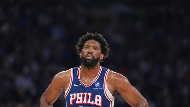 Embiid returns for Game 3 for 76ers after missing Game 2 against Knicks with ankle, hip issues