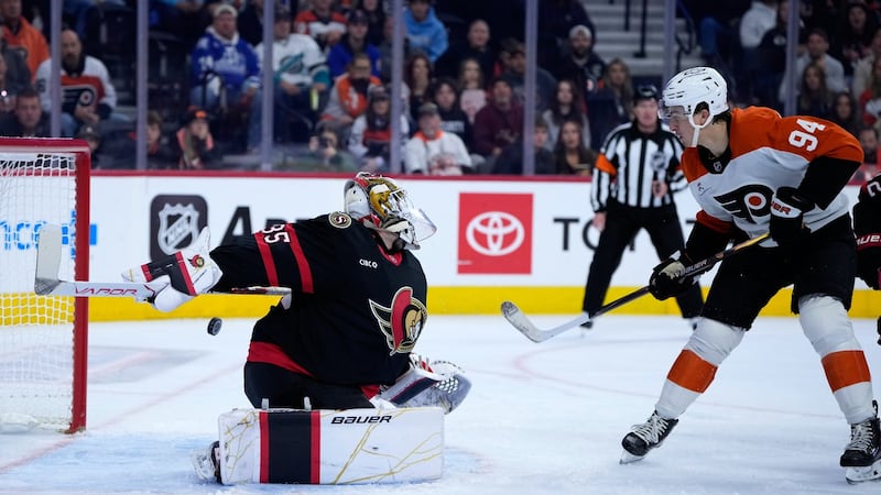 Michkov and Martone lead Flyers past Senators for first win of season after nine-game skid